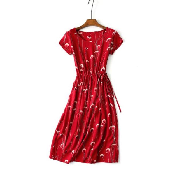 Viscous 100GSM 30X30 Density 68X68 Printed Rayon Fabric