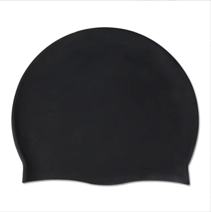 Professional Silicone Swimming Cap with Colored Silkscreen Printing and Moulding Service
