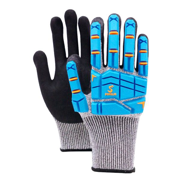 Buy 13 Gauge Anti-Impact TPRNitrile Scrub Coating Soft TPR Work Gloves DurableNitrile Scrub Coating Gloves Maximum Hand Protection at wholesale prices