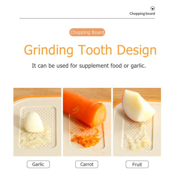 Double Sided Wheat Straw Chopping Board Anti Mildew Household Kitchen Tools