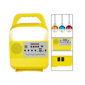 IP55 6V 8000mah Portable Solar Lighting Kits For Garage