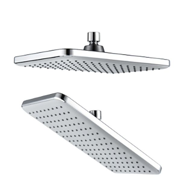 Buy Large Rectangular Shower ABS Plastic Electroplating Shower With Polished Finish at wholesale prices