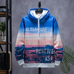 Quality Clothes Men Loose Hoodies For Autunm With Hooded Printing Fashion Clothes for sale