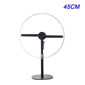 Dustproof 45cm Smart Wifi 3d Hologram Projector Fan Wireless For Airports And