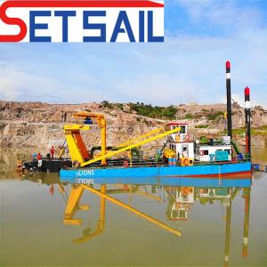 Quality 30-Day Return Refunds Full Hydraulic Cutter Suction Digging Boat with Anchor Boom for sale