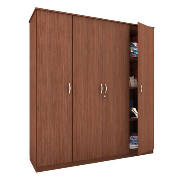Moisture Resistant MDF Particle Board Wardrobe For Modular Bedroom Furniture