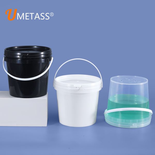 Buy Customized Logo 2L Food Grade Clear Plastic Bucket for B2B Distribution Cente at wholesale prices
