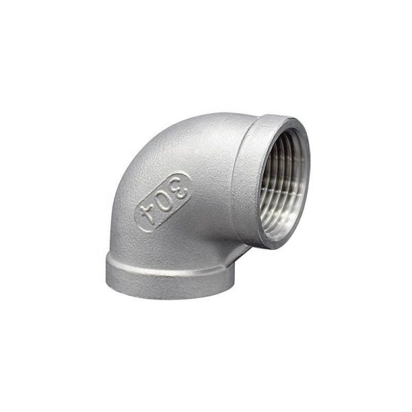 Stainless Steel Threaded Sanitary Pipe Fittings Union Elbow featuring Connection
