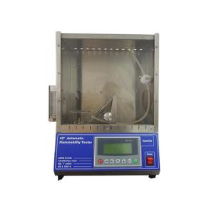 Textile Fabric Combustion 45 Degree Flammability Test