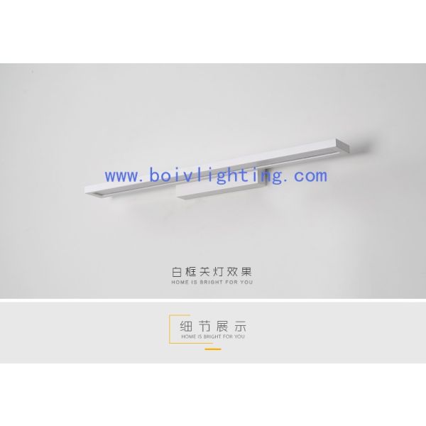 Lens Head light Mirror 400*60MM BV5017 Iron 85V-265V 16W Indoor Lamp