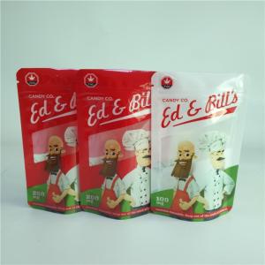 Custom Printed Resealable Herbal Incense Packaging Bags CBD Gummies Pouch