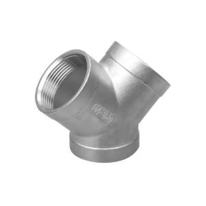 150PSI Stainless Steel Threaded Y WYE Tee for pipefittings use