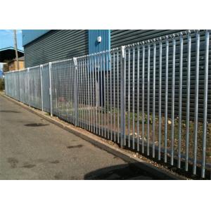 Hot Dipped Galvanized European 2.4m Palisade Fencing Stainless Steel