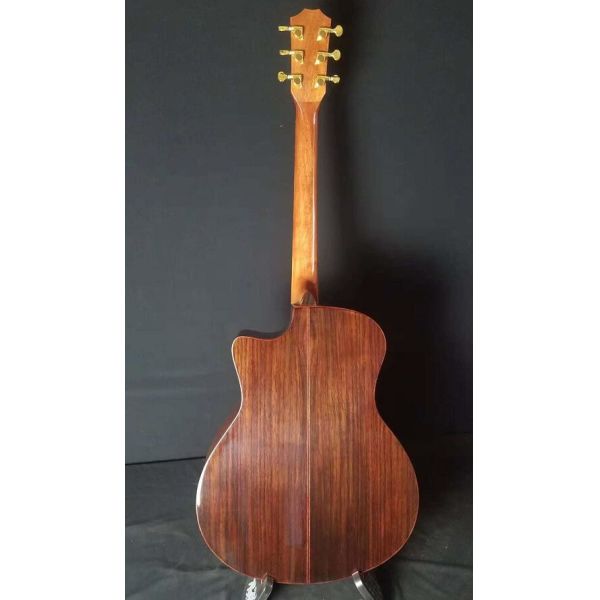 Wholesale factory custom 916CE 41-inch natural wood acoustic guitar with hardcase,ebony fingerboard,Can be customized