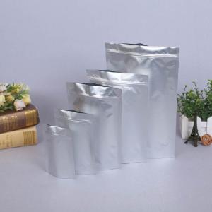 Food Grade Silver Storage Customized Mylar Bags