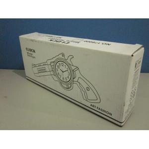 Plastic Revolver Gun Shape Alarm Clock