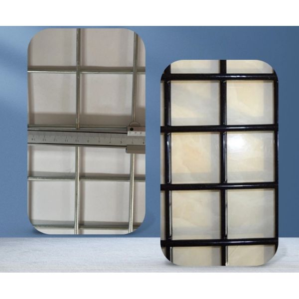 3.4mm Wire*15cm Mesh *1.22*2.44 Black Welded Wire Mesh Panel For Canada