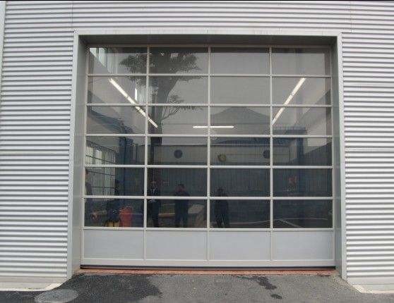Buy Water Proof  Industrial Glass Garage Doors Aluminum Sectional Door Overhead Door at wholesale prices