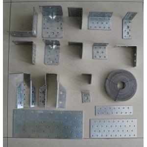 Silver Wood Connector Hardware Metal Bracket For Timber for Structural Support