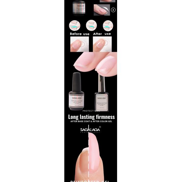 Soak Off Long Lasting Nail Strengthener Treatment Natural Vegan Formula Strengthen Nails