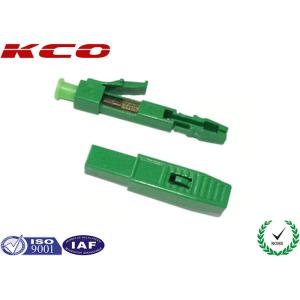 Home Fiber Optic Cable Lc Connector Quick Assembly Single Mode Green Color