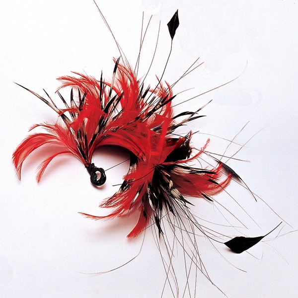 Elevate Your Millinery Supplies with Chicken Feather Flower Mount and Wire Accessory