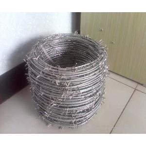 Rustproof Double Wire Twist Braided 12 Gauge Barbed Wire Coil BWG12xBWG12
