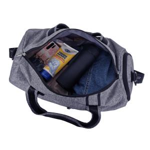 465mm Lightweight Round Gym And Computer Bag With Shoe Compartment Sport Duffle