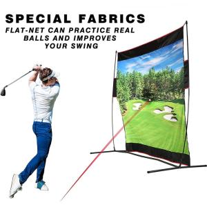 High Durability Fiberglass Golf Hitting Practice Net Durable Long Frame