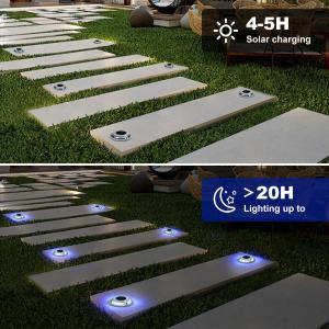 Powerful Solar Dock Light IP67 Waterproof 2V 1.2V/600MAH Battery