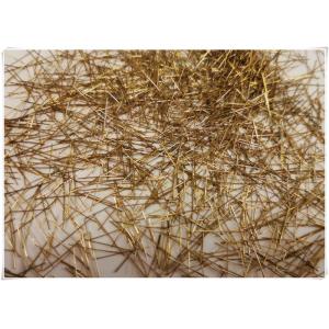 China Copper Coated 2500mpa Micro Steel Fiber For Concrete Construction on sale