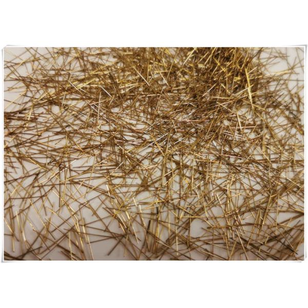 Buy Copper Coated 2500mpa Micro Steel Fiber For Concrete Construction at wholesale prices