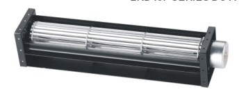 Aluminum Impeller 12 Volt DC Cross Flow Blower Fan For Home Appliances