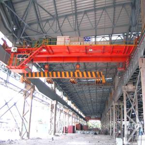 10+10T Slewing Telescopic Electromagnetic Overhead Crane With Carrier Beam