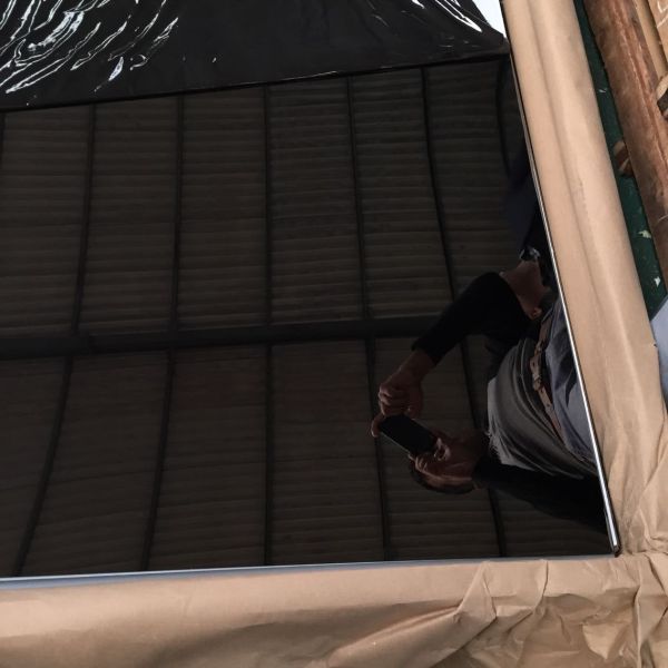 PVD Coated Mirror Finish Brass Color Decorative Stainless Steel Sheets