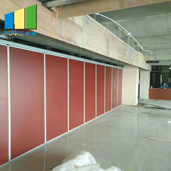 Buy Hotel Acoustic Temporary Sound Proof Partitions Sliding Folding System at wholesale prices