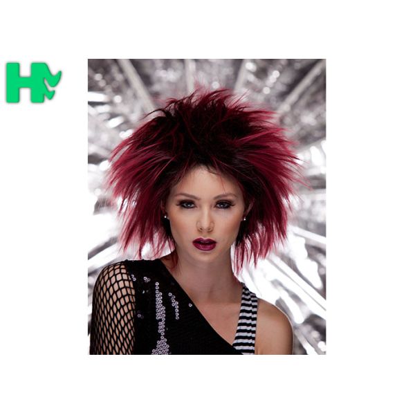 Crazy Style Synthetic Cosplay Wigs Black And White Color For Halloween Wigs