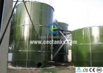 SBR enamel coated steel wastewater storage tank , bolted steel water storage