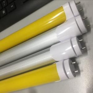 24V DC T8 LED Tube Light Yellow Cover With SMD 2835, Epistar No Wavelength Below