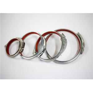 Ventilation Air Duct Heavy Duty Hose Clamps White Silver Seamless Connection