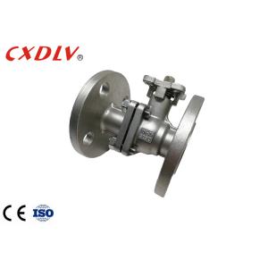 GB Standard Stainless Steel Ball Valve CF8 / CF8M Ball Material