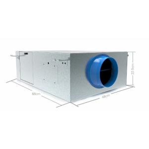 Quality Air To Air Recuperator 294 CFM Heat Recovery Ventilation Unit for sale