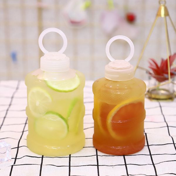 Plastic Bubble Tea Jugs 0.5kg Capacity For Commercial Purchase