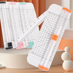 Portable Plastic A5 Paper Cutter ZEQUAN Multifunctional Trimmer with Manual