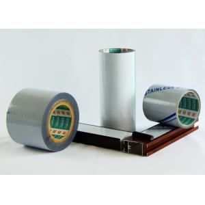 Medium Adhesive Aluminium Protective Film Black / White Color With Print Logo