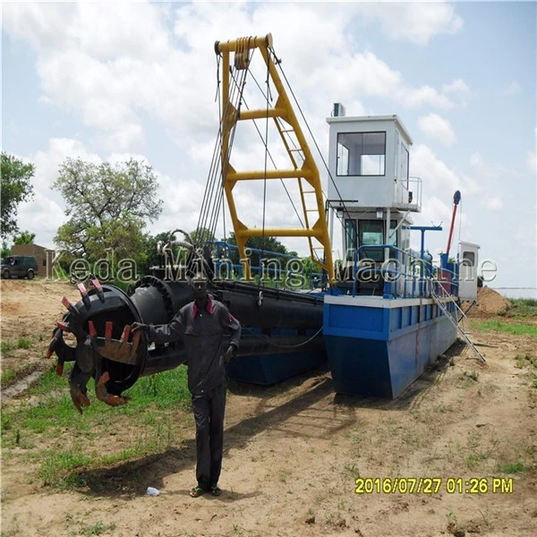Sand Dredging Diesel Cutter Suction Dredger ISO9001 certificated