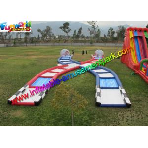 Cool Challenge Inflatable Human Zorb Ball Race Track , B Cross Race For Outdoor