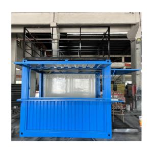 Steel Frame and Galvanized Steel Bending Prefabricated Container Restaurant