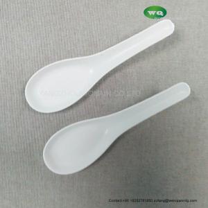 4.5 Inch Compostable Chinese Spoon Durable Disposable Utensils Made From
