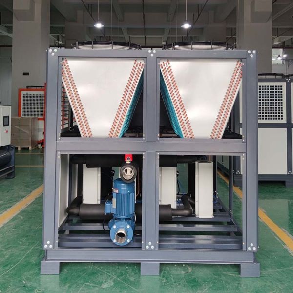 R410A R404A Screw Air Cooled Water Chiller 120KW Industrial Water Chiller Machine 40HP